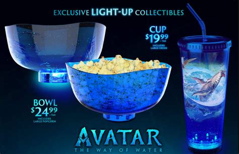 Upgrade to a large and youll get a massive 1,120 calories in total, with 63g of fat. . Avatar popcorn bucket